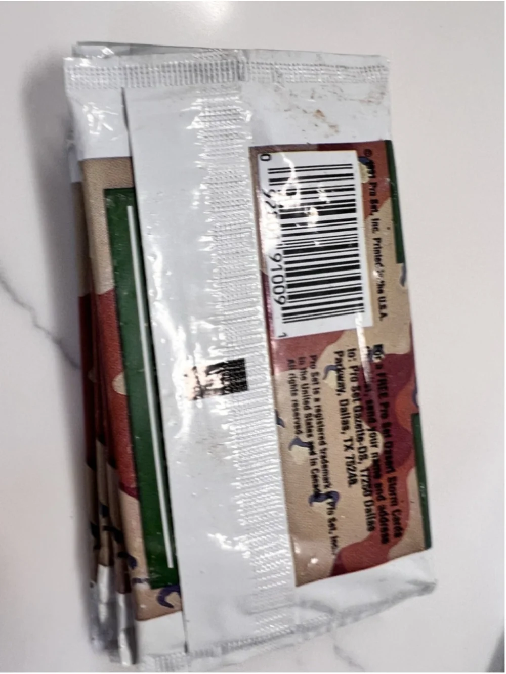 1991 Pro Set Desert Storm Military Collectible Cards - 15 Single Packs Unopened
